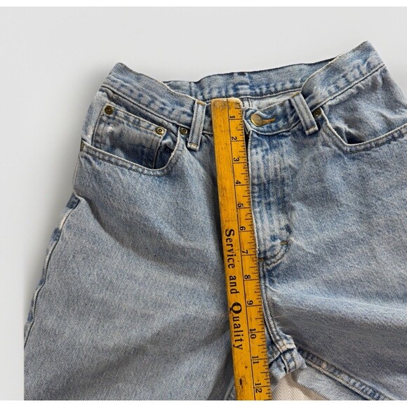 Vintage 90s LL Bean Double L Classic Fit Mom Jeans Women’s Sz 6 Light Washed - Picture 10 of 14